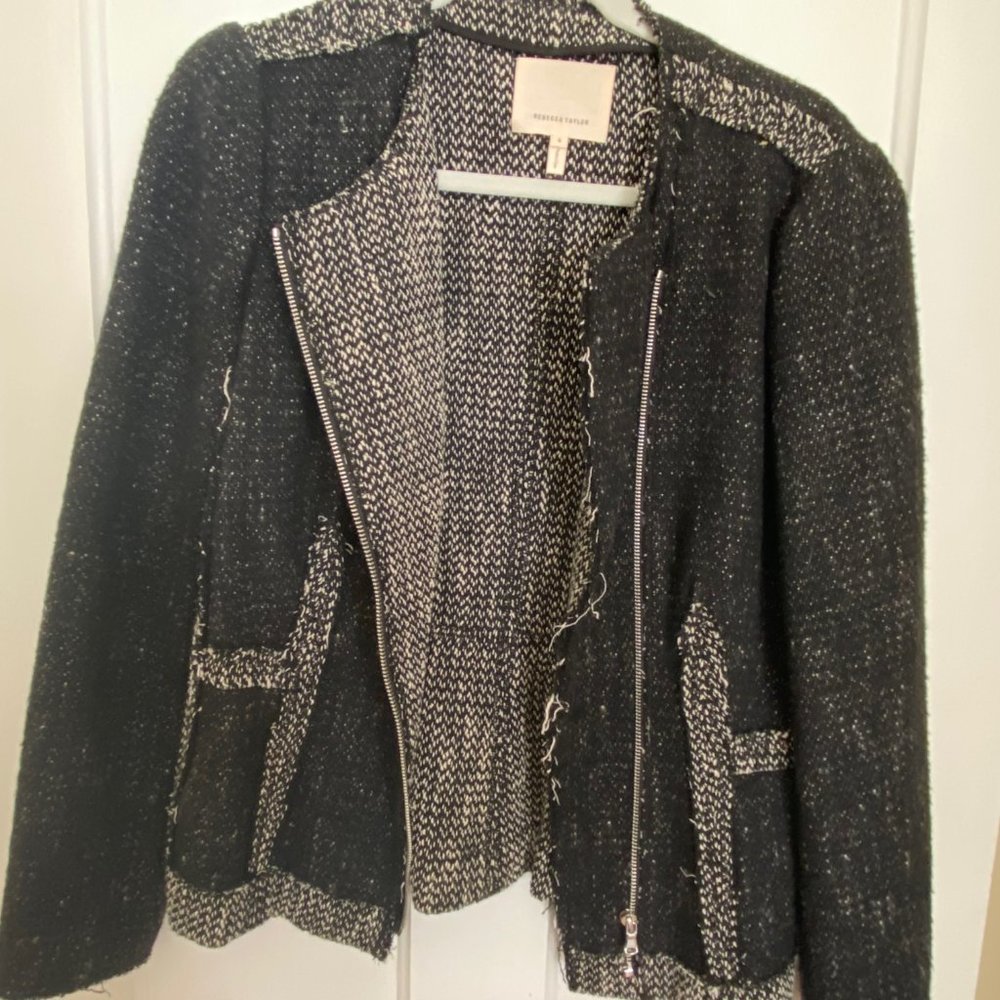 Stunning, beautiful and unique Rebecca Taylor boucle jacket